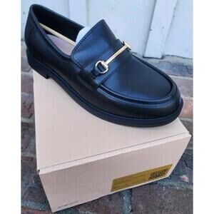 Wydr Studios Remy Low Heel Classic Loafers Shoes, Comfort, Black Women's US 12WW